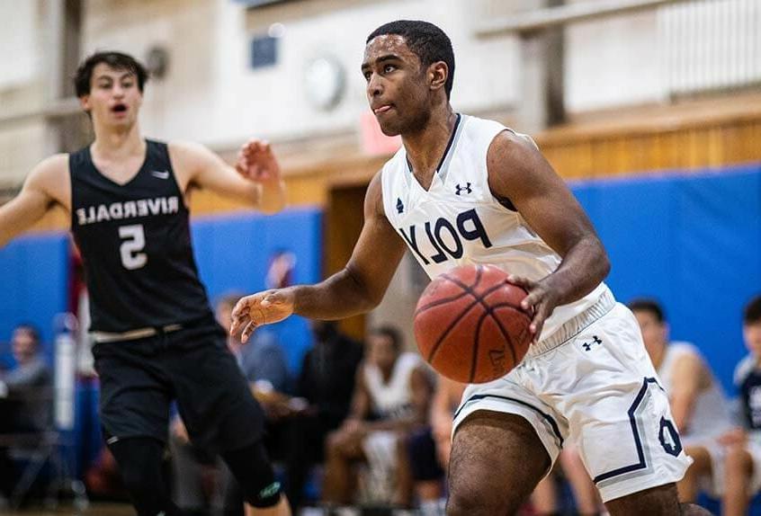 Poly Prep Boys Basketball in action on the court